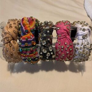 Embellished Women's Headband Set and stand